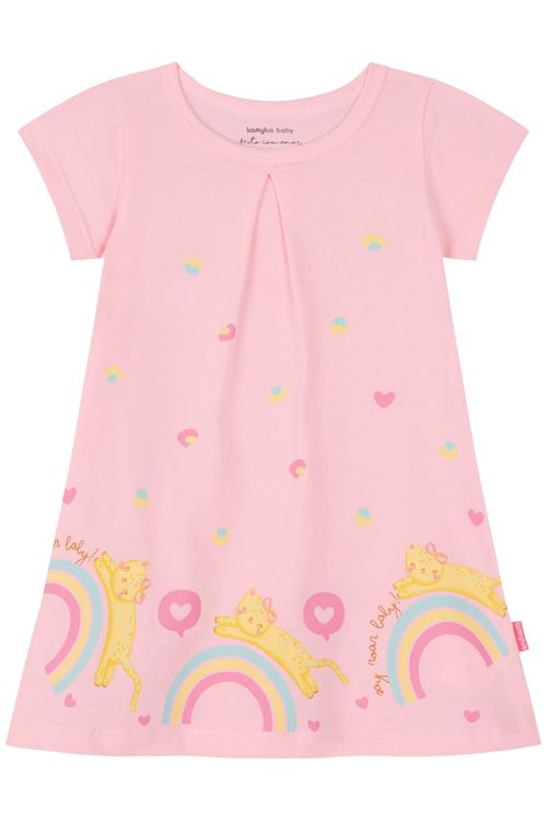 VESTIDO FEMININO - INFANTIL - TAMANHO P AO G #53824 - KAMYLUS