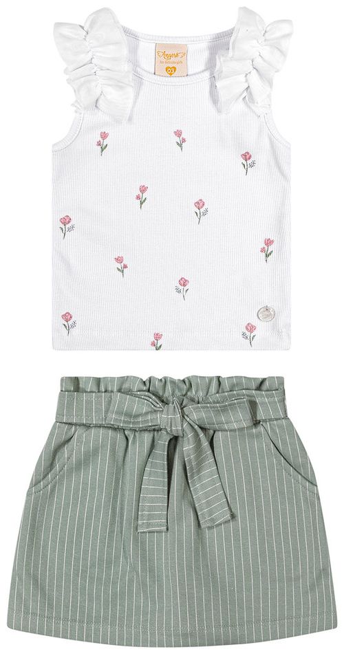 CONJUNTO FEMININO INFANTIL - TAMANHO 4 AO 8 #37129 - ANGERÔ