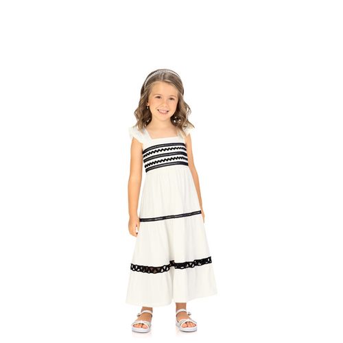 VESTIDO INFANTIL - FEMININO - TAMANHO 4 AO 8 #2001037 - MILON