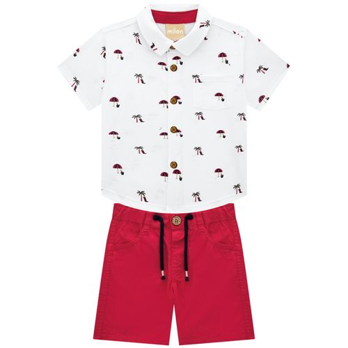 CONJUNTO INFANTIL MASCULINO - TAMANHO 4 AO 8 #2001078 - MILON