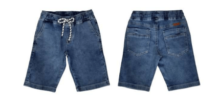 BERMUDA JEANS - MASCULINO - TAMANHO 4 AO 8 #004524 - ARTECOLARE