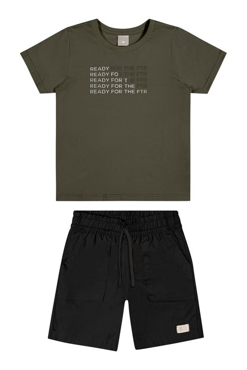 CONJUNTO INFANTIL - MASCULINO - TAMANHO 10 AO 14 # 74186 - ELIAN