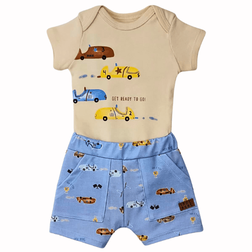 CONJUNTO INFANTIL - TAMANHO P AO GG #33125 - IAZE BEBE