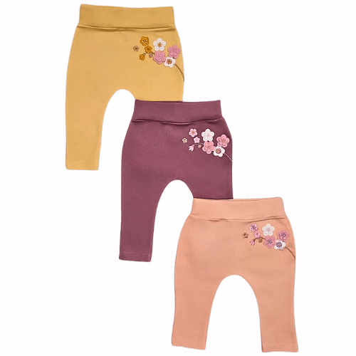 KIT CULOTE SARUEL SEM PÉ - 3 UNIDADES - TAMANHO RN AO G #10.149 - AZUL BEBÊ