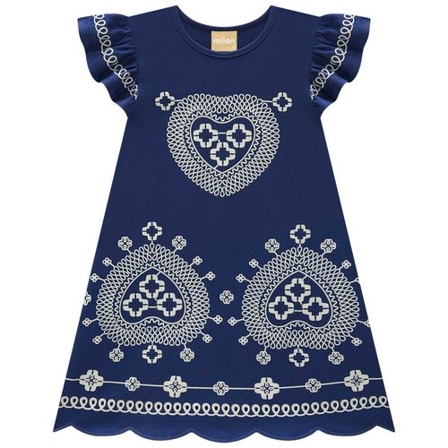VESTIDO FEMININO - INFANTIL - TAMANHO 2 AO 3 # 2001280 - MILON