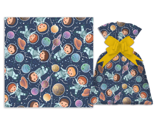 SAQUINHO PARA PRESENTE - SPACE - 35x53  - 50 UNIDADES # 1221-280 - GALA PAIS&FILHOS