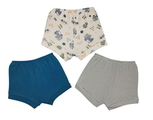 KIT SHORTS - 3 UNIDADES -TAMANHO RN AO G # 1002183 - ESTILINHO