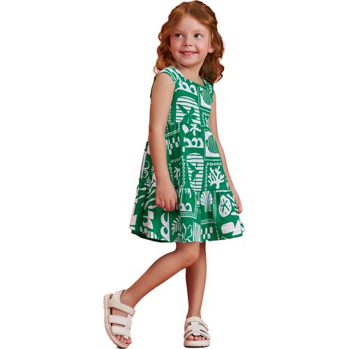 VESTIDO FEMININO - INFANTIL - TAMANHO 4 AO 8 # 6000321 - NANAI