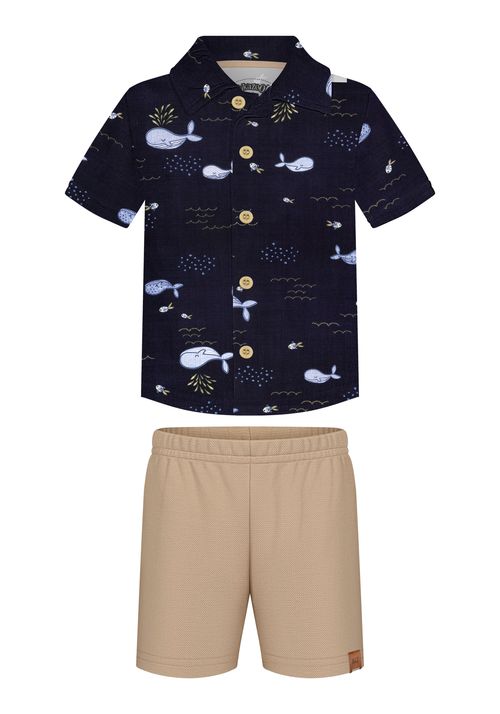 CONJUNTO INFANTIL - MASCULINO - TAMANHO 2 AO 3 #A5002 - LUNENDER ALAKAZOO