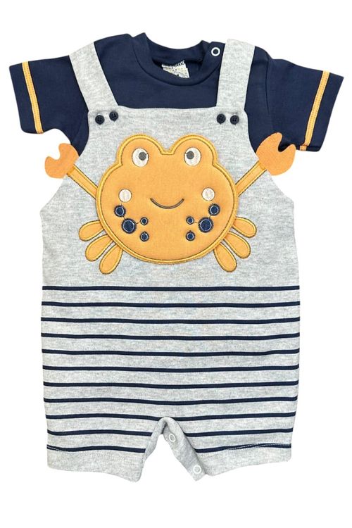 JARDINEIRA COM BODY - INFANTIL - TAMANHO P AO G # 2551 - PETUTINHA