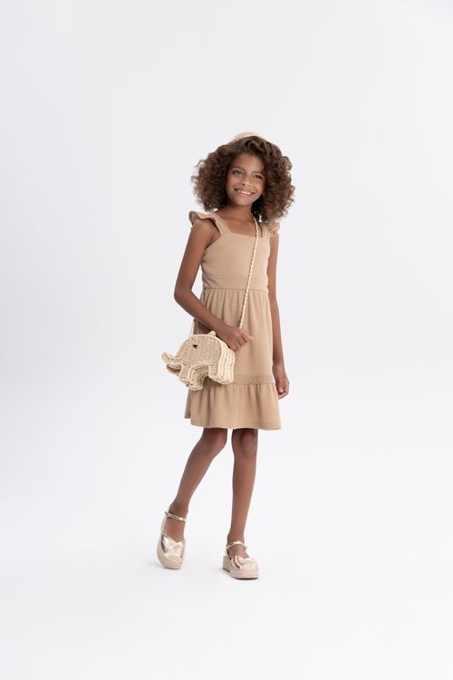 VESTIDO INFANTIL -  TAMANHO 4 AO 10 # A5267 - LUNENDER ALAKAZOO