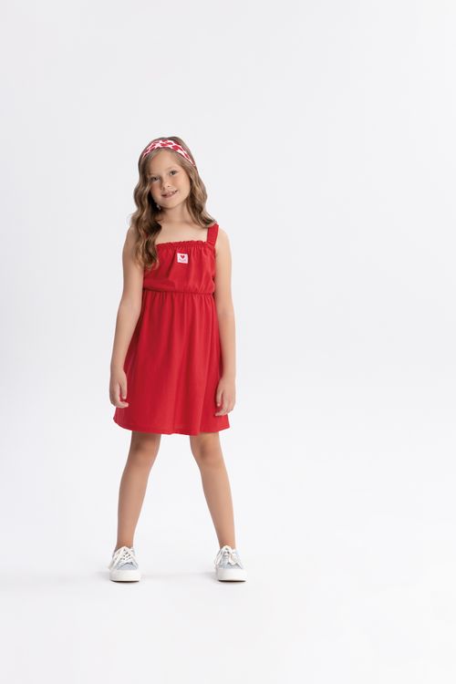 VESTIDO INFANTIL - FEMININO - TAMANHO 4 AO 10 # 19361 - LUNENDER ALAKAZOO