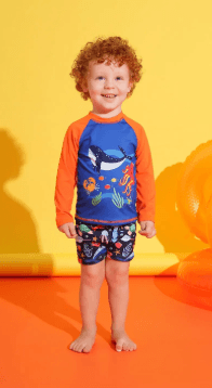 CONJUNTO CAMISETA E BOXER - TAMANHO 1 AO 3 #61182 - EVERLY