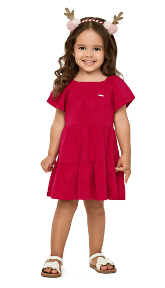 VESTIDO INFANTIL - TAMANHO 1 AO 3 #232232 - ELIAN