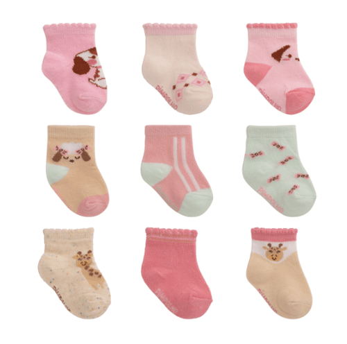 KIT MEIA COLORIDA - FEMININO - 3 PARES - TAMANHO RN # 0301142 - PIMPOLHO