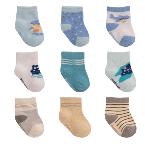 KIT MEIA COLORIDA - MASCULINO - 3 PARES - TAMANHO RN # 0301143 - PIMPOLHO