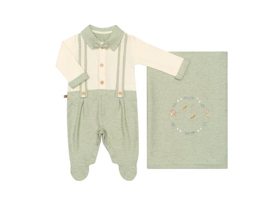 SAÍDA DE MATERNIDADE - ELTON - TAMANHO RN # 426017 - FOFINHO