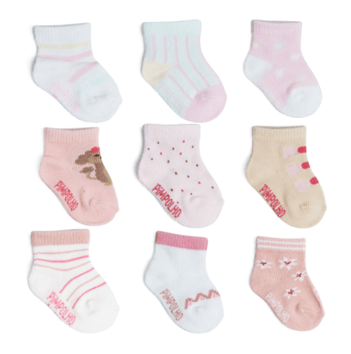 KIT MEIA COLORIDA - FEMININO - 3 PARES - TAMANHO ZERO # 0301140 - PIMPOLHO