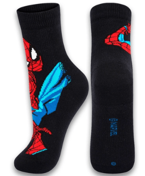 MEIA SPIDER MAN - MASCULINO - TAMANHO 24 AO 36  #02445-04 - LUPO