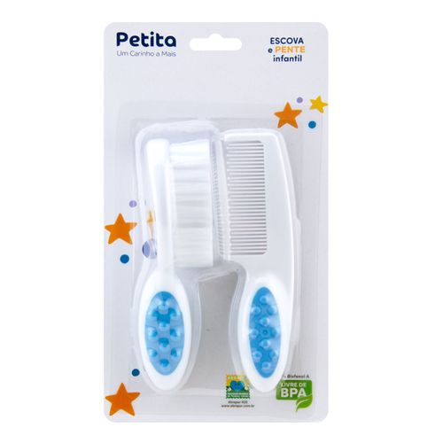 ESCOVA E PENTE INFANTIL- 1149-AZR - PETITA