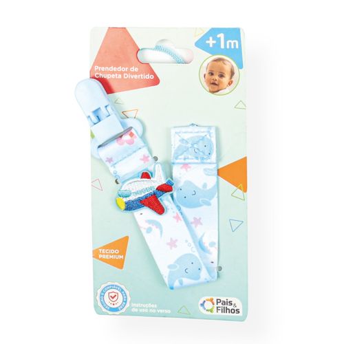 PRENDEDOR DE CHUPETA - DIVERTIDO # 793317 - GALA PAIS&FILHOS