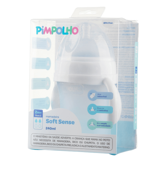 MAMADEIRA SOFT SENSE 240ML # 0301504 - PIMPOLHO
