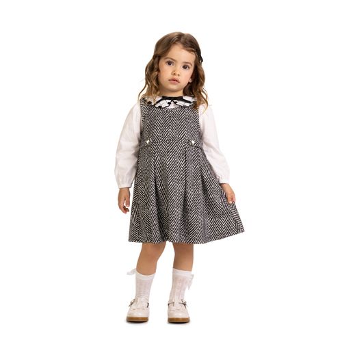 CONJUNTO FEMININO -  INFANTIL - TAMANHO 2 AO 3 #2001473 - MILON