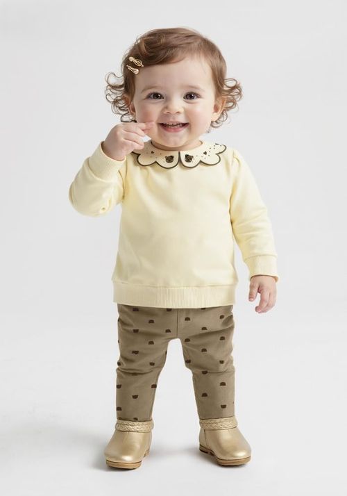 CONJUNTO FEMININO -  INFANTIL -  TAMANHO 2 AO 3 #A8110 - LUNENDER ALAKAZOO